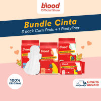 Pembalut Jagung Blood Bundle 3pcs Pembalut Mix Variant & 1pcs Liner [Bundle Cinta]