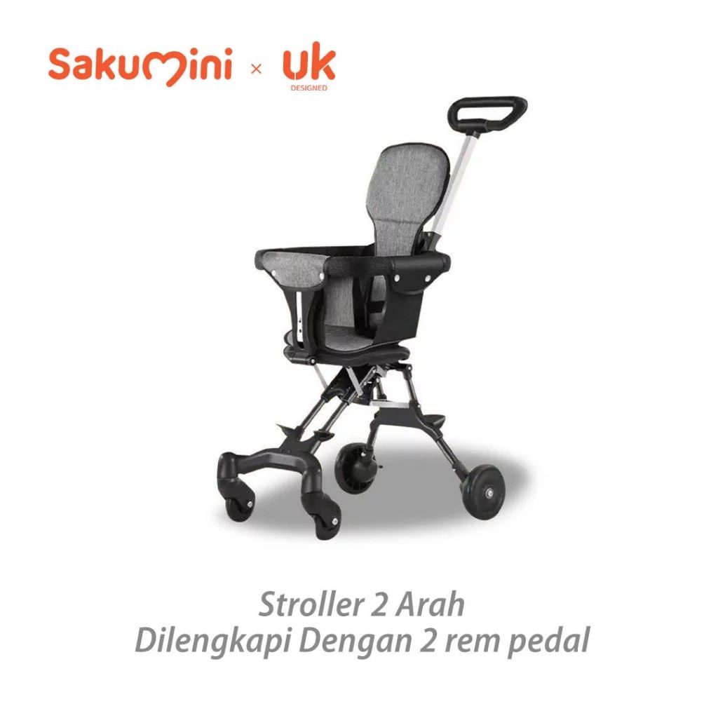 SKM08 SAKUMINI STROLLER PORTABLE FOLDABLE KERETA DORONG LIPAT ANAK BAYI TRAVELLING SKTY-PSTROLLER
