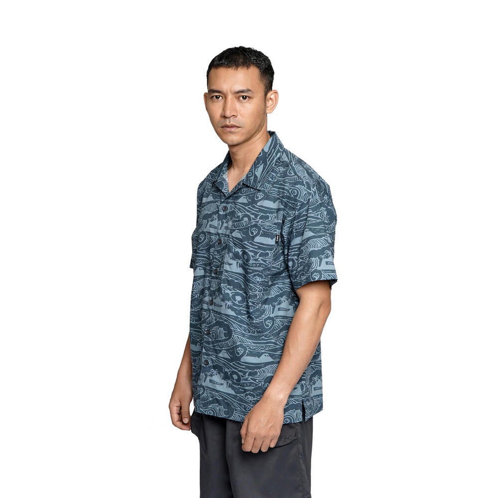 910010183 COASTICO SHIRT SS - BLU