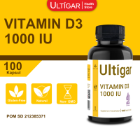 ULTIGAR VITAMIN D3 1000 IU ISI 100 KAPSUL LUNAK SUPLEMEN KESEHATAN