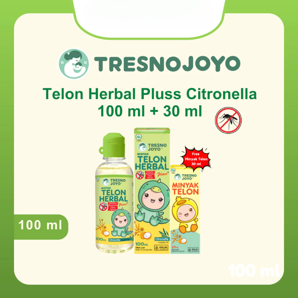 Tresno Joyo Minyak Telon 100 ml + Bonus Minyak Telon 30ml