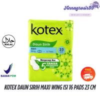 Kotex Daun Sirih Maxi Wing Isi 16 Pads 23 cm
