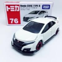 Tomica no 76 Honda Civic Type R Putih Takara Tomy Diecast mobil Miniatur mobil Mainan anak