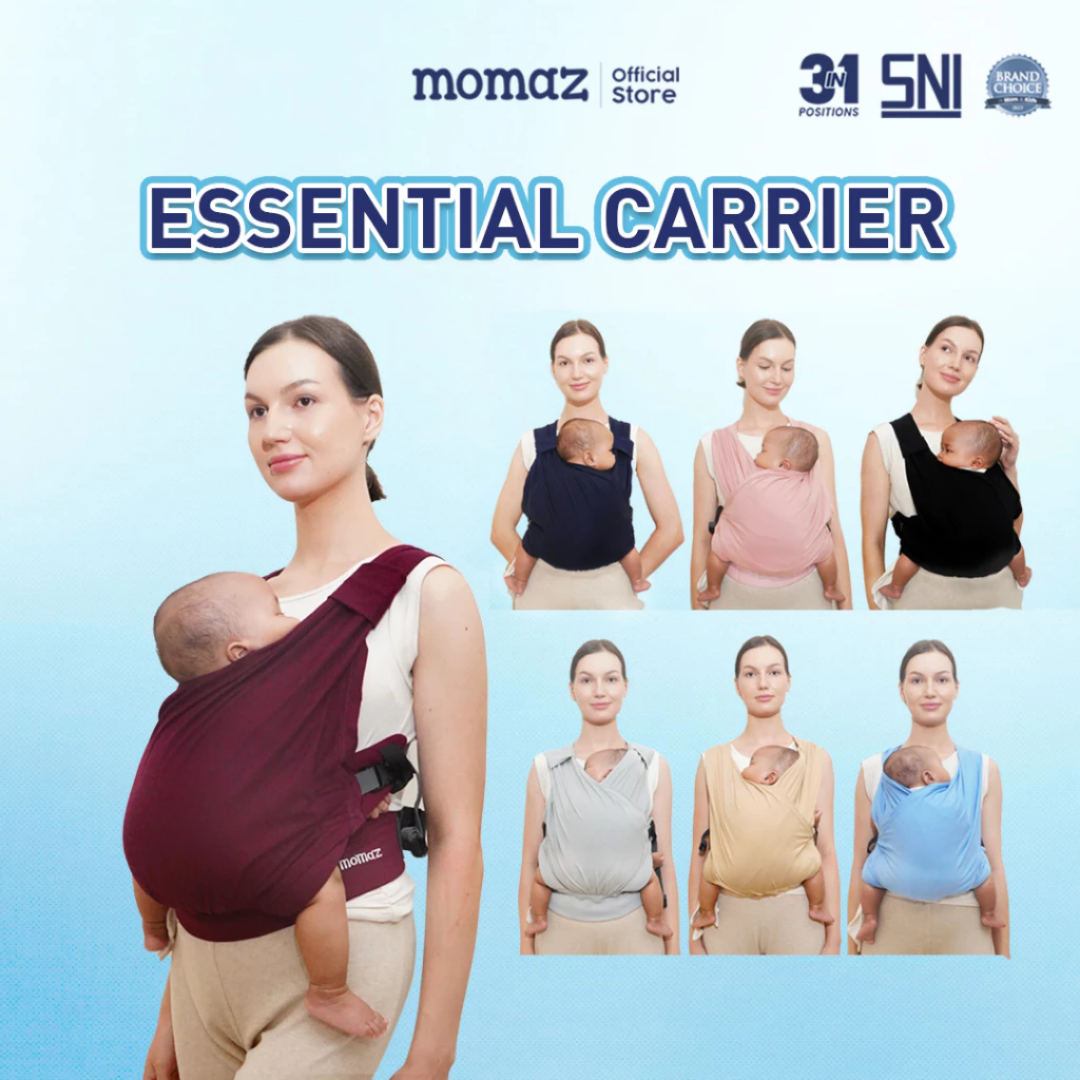 Momaz Gendongan M shape Essential Carrier - Gendongan Bayi - Gendongan Bayi Newborn