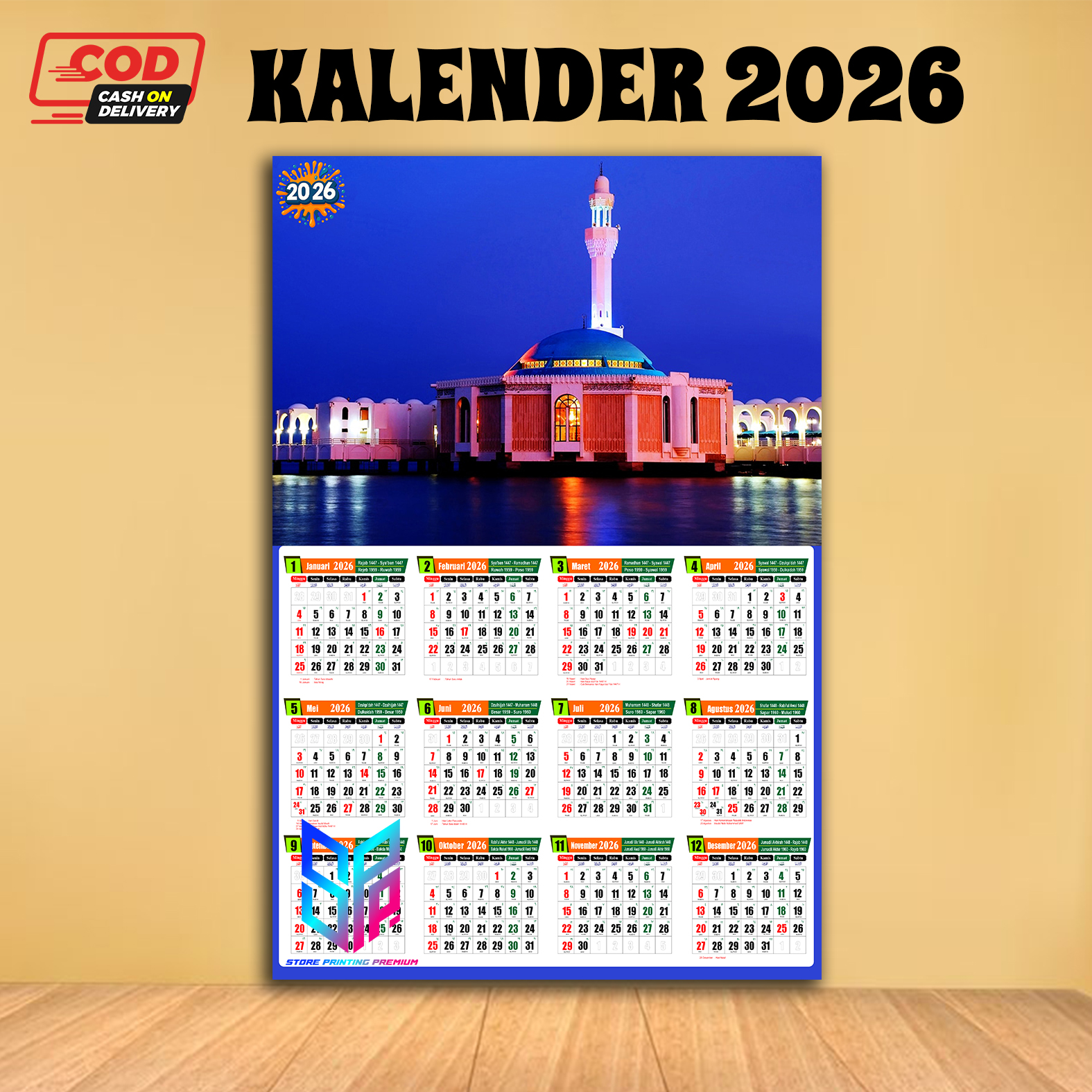 Kalender 2026 Islami - Kalender islam lengkap hijriah