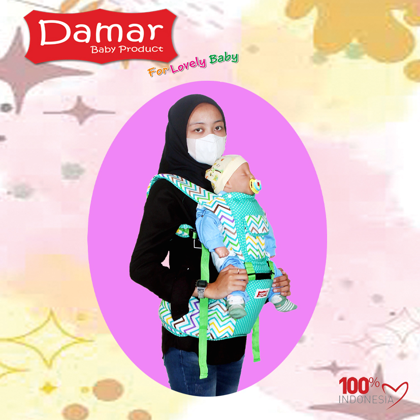 Gendongan Bayi Hipseat Gigi walang Damar (DGH002)