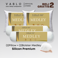 PROMO PAKET Vablo Premium Silicone Hotel Grade - Aman Untuk Kulit Sensitif dan Kesehatan Tubuh - Bed Pillow - Bantal Bonus Guling Silicone - Promo Combo