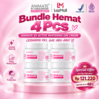 Animate Bundle Hemat 5x Active Whitening Day Cream 10 gr [4 Pcs]