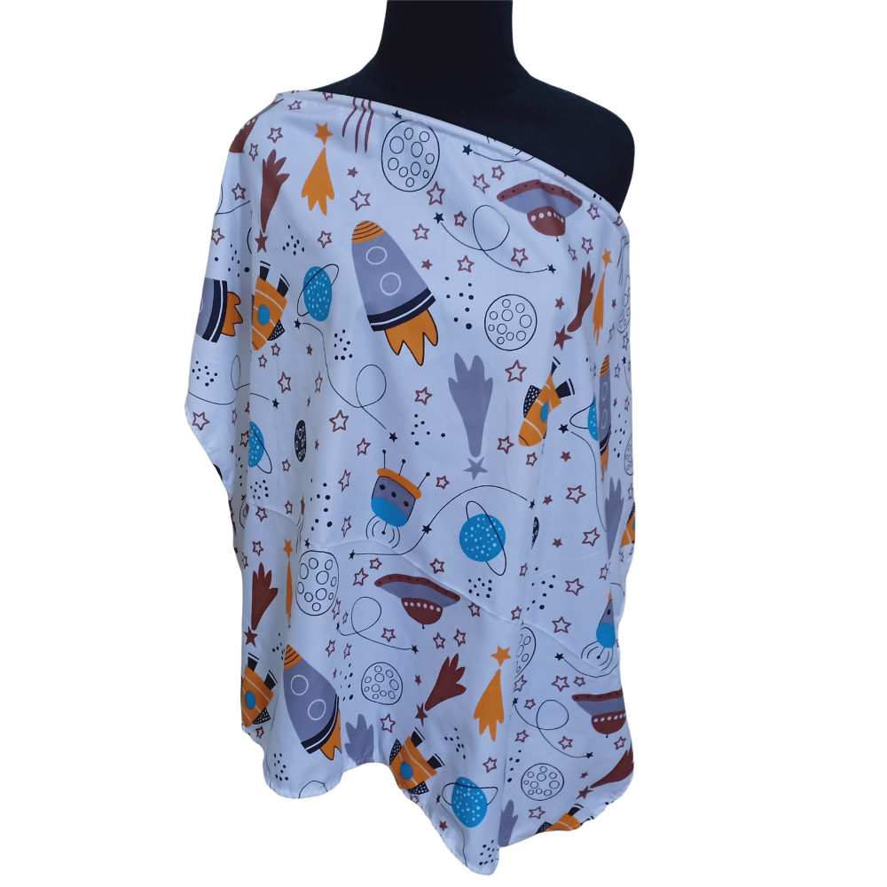 Apron Menyusui Bayi Multifungsi 3in1 Full Cover Melingkar Untuk Penutup Menyusui Nursing Cover