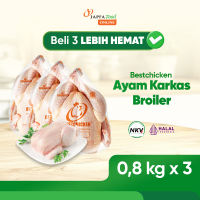 Bestchicken Ayam Karkas Broiler / Ayam Utuh Japfa Food 800 gram - Isi 3 pack