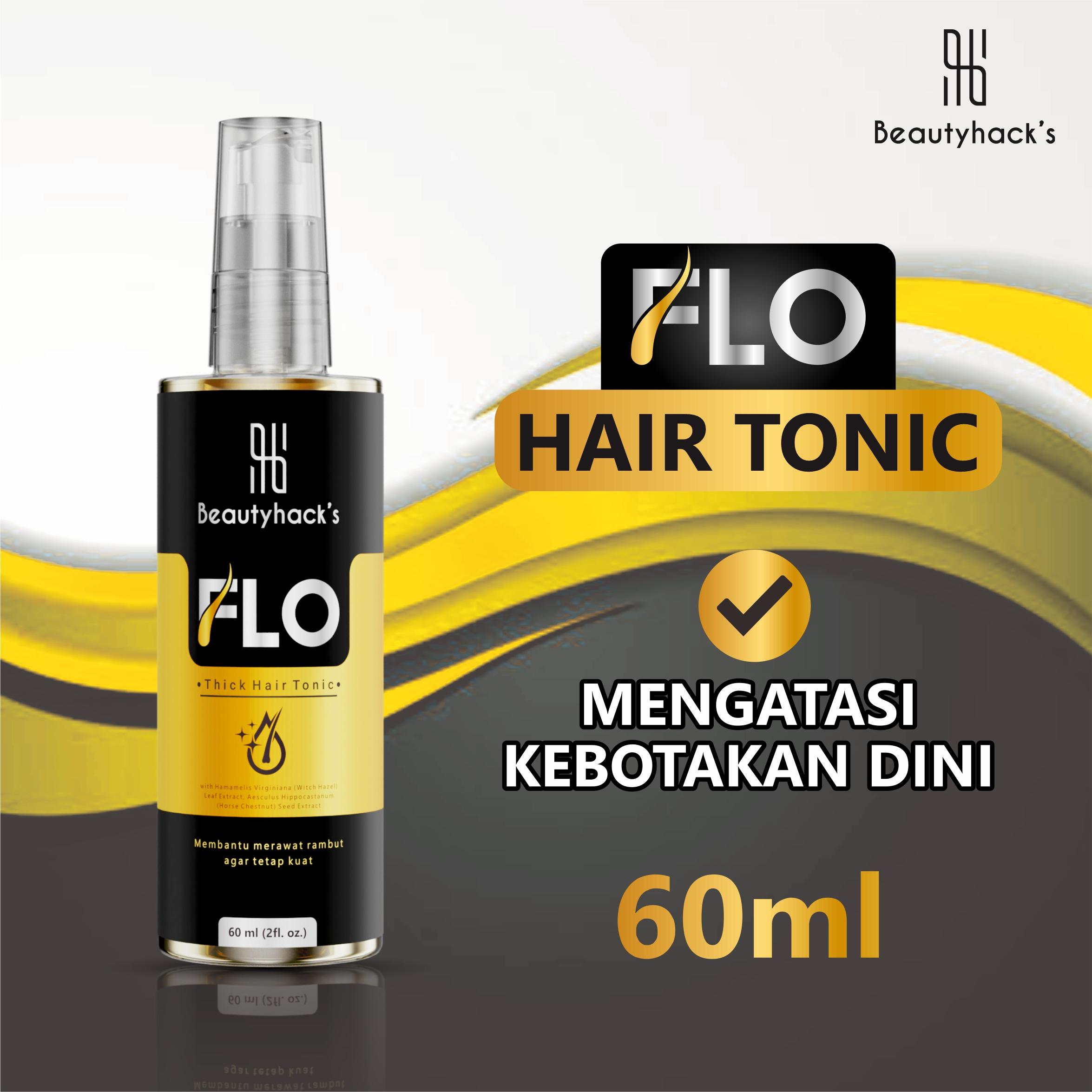 Penumbuh Rambut Botak M Cepat - Flo Hair Tonic Original Resmi BPOM