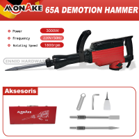 MONAKE Mesin Bobok Demolition Hammer JACK Hammer Bobok Beton Listrik MK1307