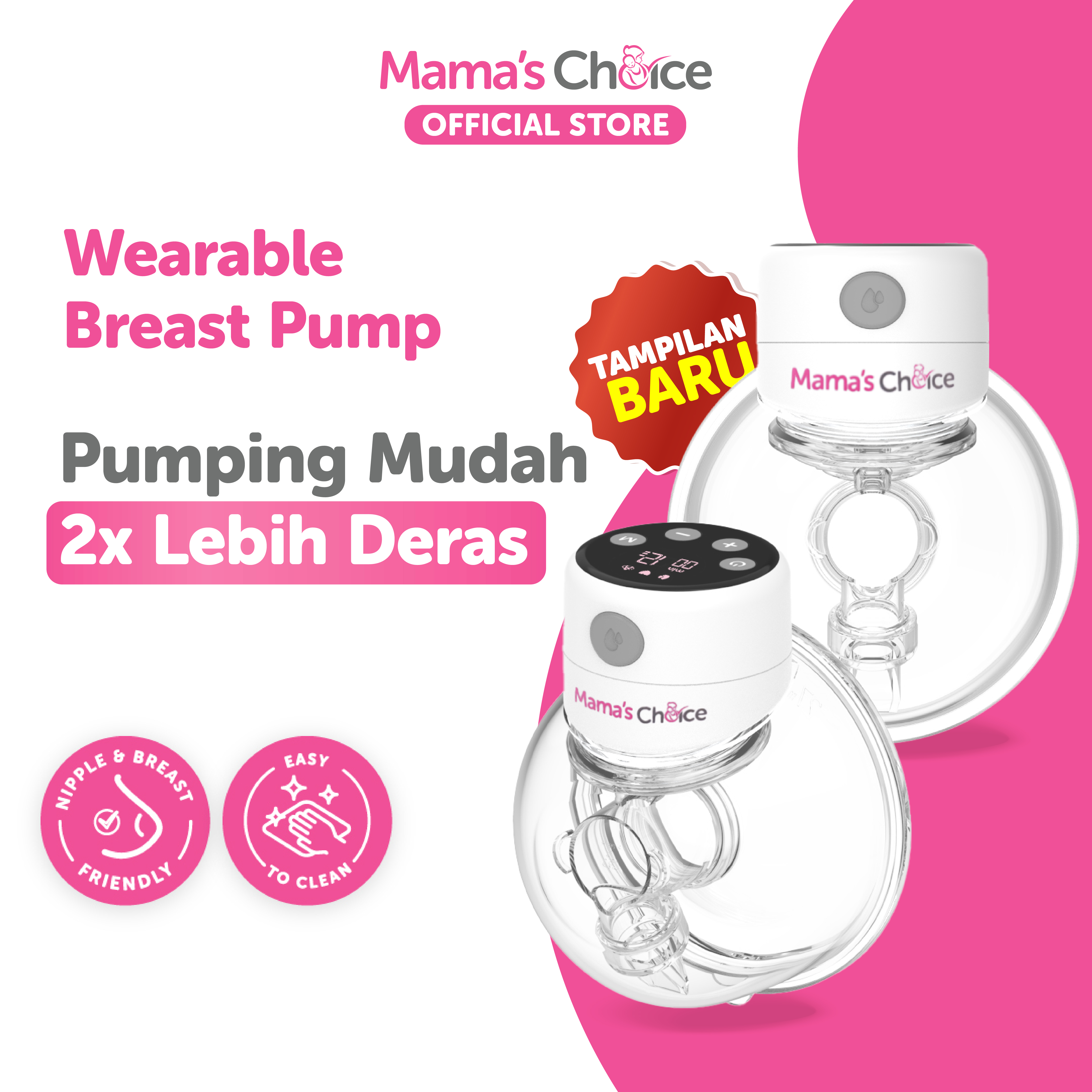 Pompa ASI Elektrik Handsfree | Wearable Breast Pump Mamas Choice