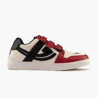 Sepatu Sneakers Johnson - Gamma Lowcut (LC) White Red
