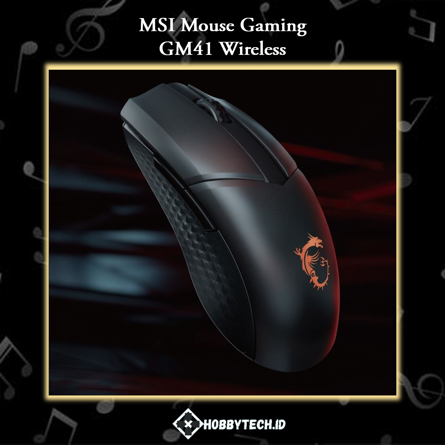 MSI Clutch GM-41 WIRELESS Lightweight Mouse Gaming