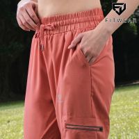 Fitwear Jogger Olahraga Wanita BONNIE 4 POCKET STRIPE DRYFIT OVERSIZE - S - XL