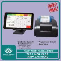 Paket Mesin Kasir TAB 7 inch - Tanpa Laci Uang