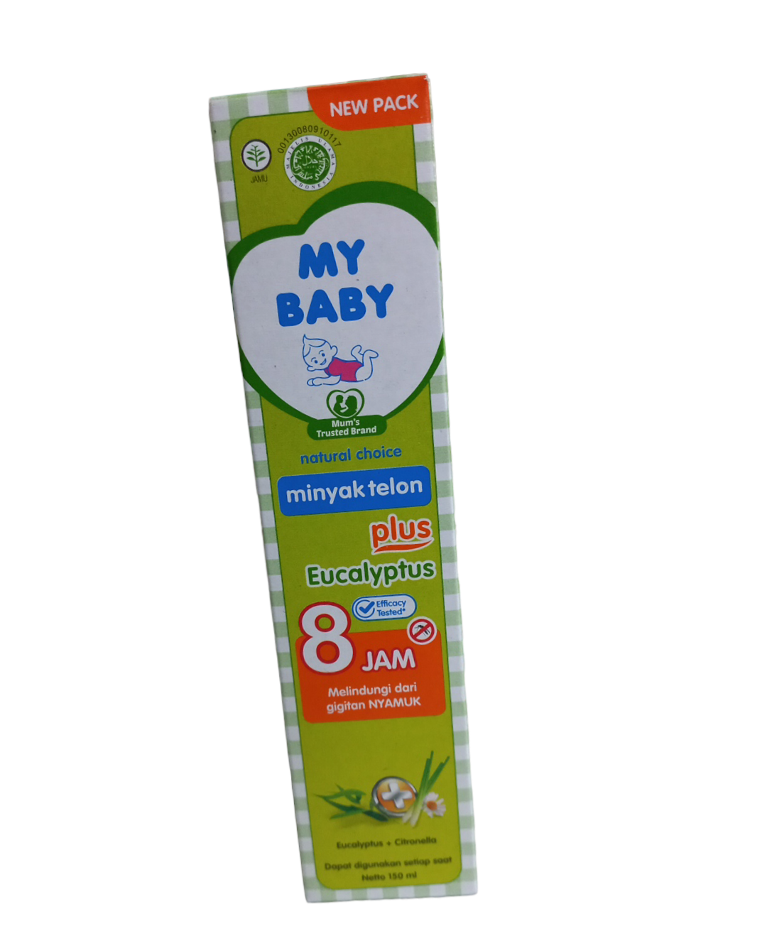 My baby minyak telon plus eucalyptus perlindungan 8 jam 150ml 90ml 60ml 30ml