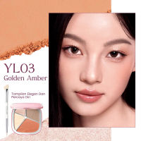 [NEW]FOCALLURE Face Palette Multi-Use Blush Contour Highlighter Natural High Pigmented Blendable All Day Wear