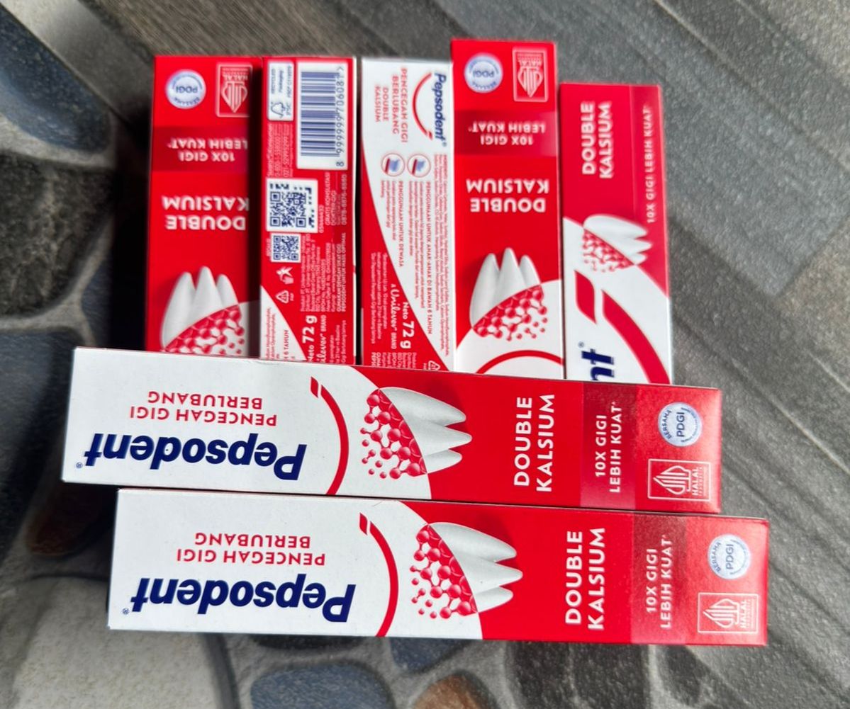 8 / 10 / 12 PCS PEPSODENT 72 GRAM PASTA GIGI PENCEGAH GIGI BERLUBANG KEMASAN BARU