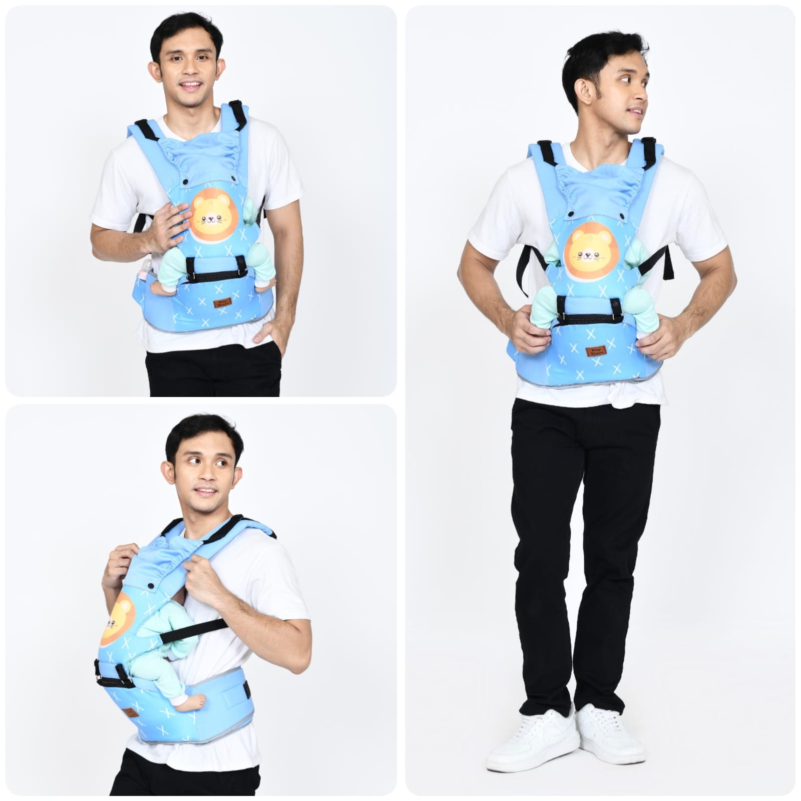 Baby Bloom Gendongan Hip Seat 6 Posisi / Hipseat Murah Berkualitas / Gendongan Duduk Bayi