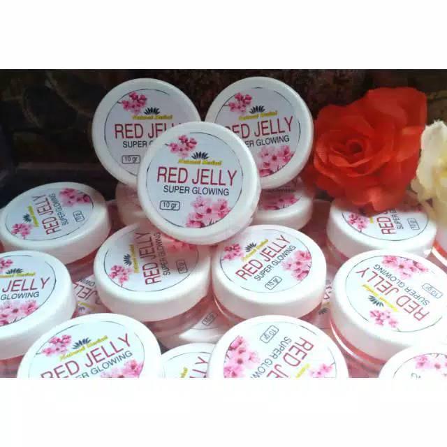 RED JELLY EXTRA GLOWING WHITENING / Krim Wajah Red Jelly Glowing 4x Whitening 4x Bikin Glowing dengan Formula Extra red jelly extra glowing whitening / krim wajah red jelly glowing 4x whitening 4x bikin glowing dengan formula extra