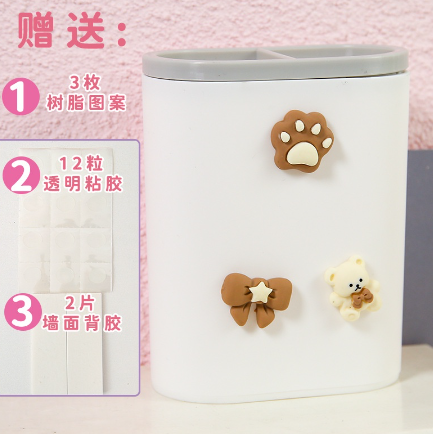 Tempat Pensil Dan Pulpen Karakter Desktop Multifungsi Pen Holder
