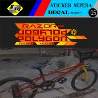 STICKER SEPEDA POLYGON RAZOR  ACESORIS SEPEDA