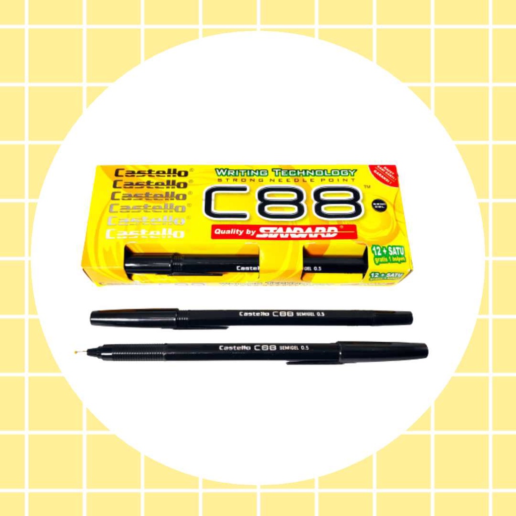 (13pc) pen standard castello C 88/pen standard murah ditulis enak