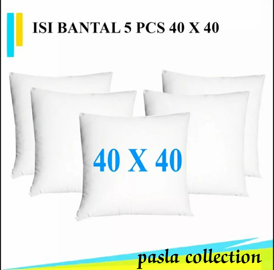 FREE GRATIS ONGKIR PAKET HEMAT SET 5 PCS BANTAL SOFA POLOS INSERT 40X40 HANNYA BANTAL//BNTAL SOFA KUSYEN// COD