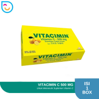 Vitacimin Lemon 1 Box isi 50 Strip 100 Tablet Vitamin C 500mg / BISA BAYAR DITEMPAT(COD)