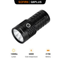 SOFIRN Q8PLUS 6*XHP50.2 16000lm Lumen Tinggi Senter Anduril 2 UI 21700 Jarak Jauh Senter LED Kuat - XHP50.2 6500K/5000k