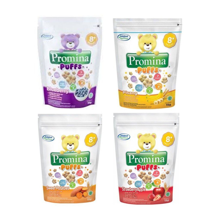 Promina Puff SNACK BAYI 15 gram 8 bulan+ All variant