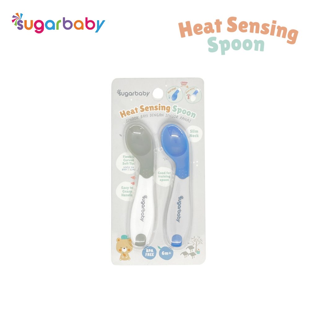 Sugar Baby Heat Sensing Spoon Slim Neck 2in1