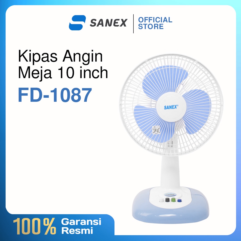 PROMO SANEX Kipas Angin 10 inch Model Duduk/ Desk Fan -HOT SALE