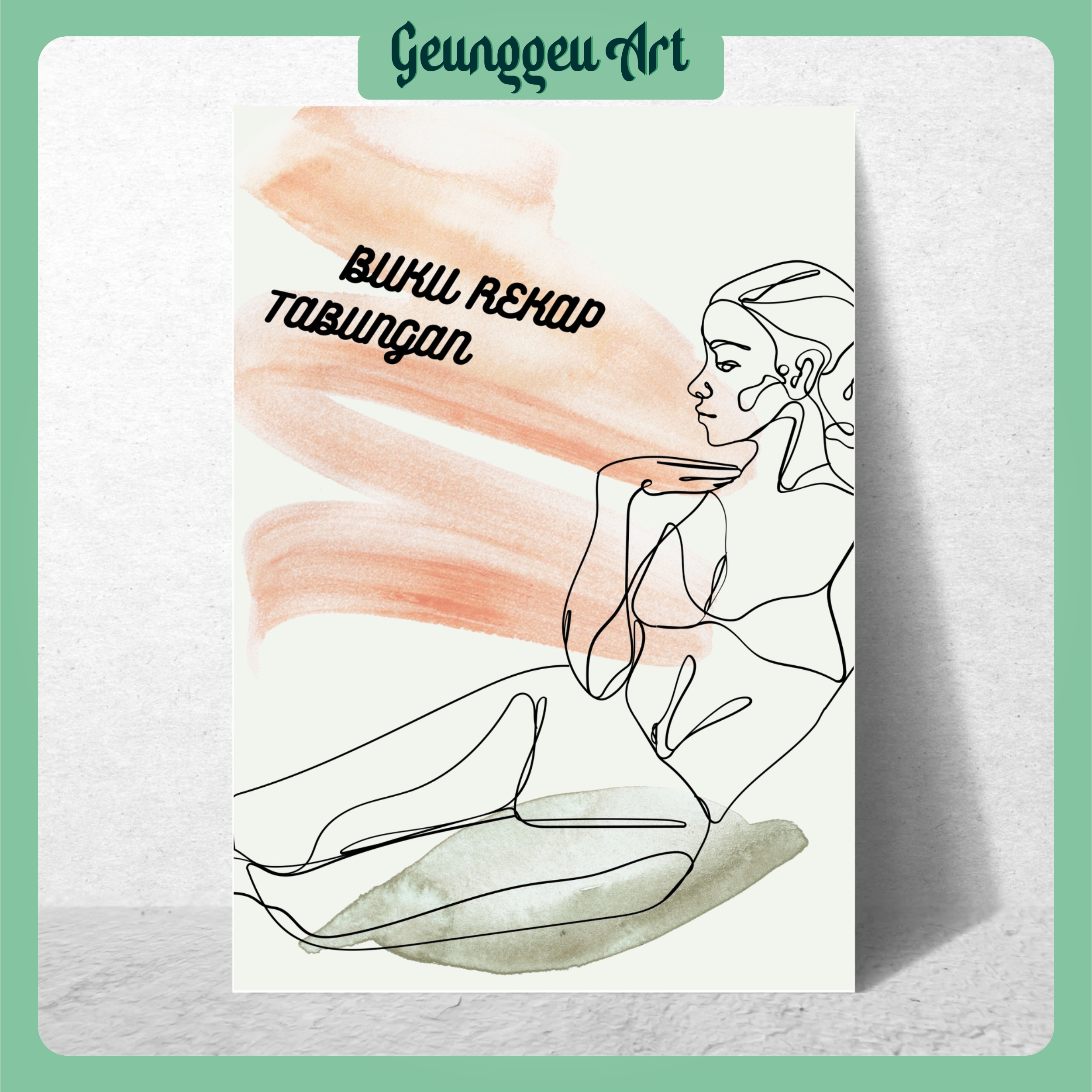 BUKU REKAP TABUNGAN HARIAN MINGGUAN BULANAN - NON CUSTOM