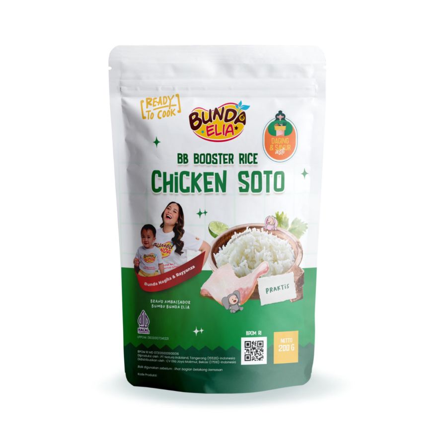 Bumbu Bunda Elia BB Booster Rice 200g - Beras Mpasi Penambah Berat Badan Bayi - Lavie Baby House