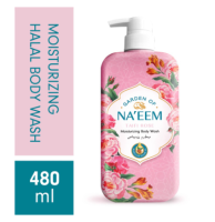 Naeem Body Wash 480 ml Sabun Mandi Cair Botol - Midnight Garden