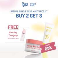 [BUY 2 GET 3] This is Your - Basic Moisturize Skincare Paketan | Glowing Everyday Spray Protecting Day Cream Sweet Red Jelly | Memperbaiki Skin Barrier & Melembabkan Wajah | Kering Berjerawat Sensitif