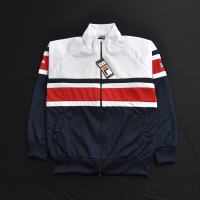 Jaket Fila HItam Zipper Kerah / Tracktop Fila Vintage Black Premium
