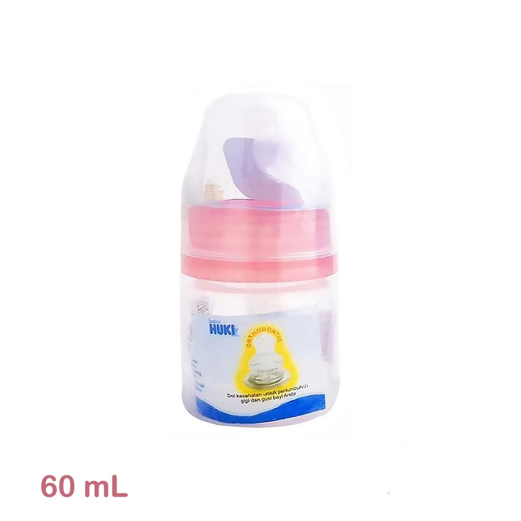 Huki Baby Botol Susu 120ml 240ml / Reliable Botol Susu Supreme Gagang 125 ml 280 ml / Dot Nipple Silicone Gepeng / Botol Susu Bayi Newborn / Baby Bottle