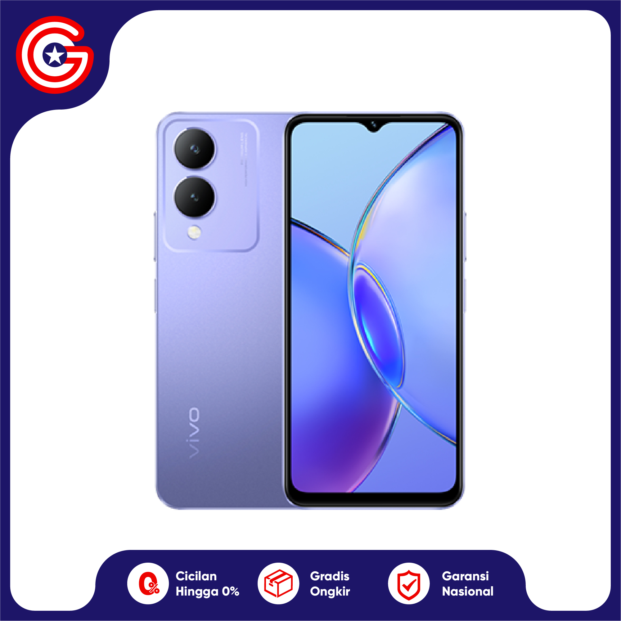 Vivo Y17S 4GB/64GB  6/128GB Garansi Resmi 1 Tahun