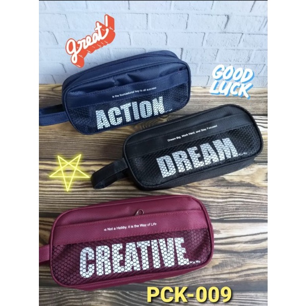 KOTAK PENSIL KAIN motif REMAJA/PENCIL CASE