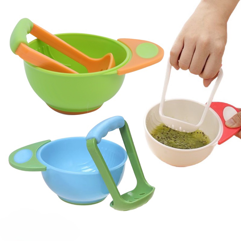Mangkok Mpasi Grinding Bowl Baby Food Maker Alat Makan Bayi
