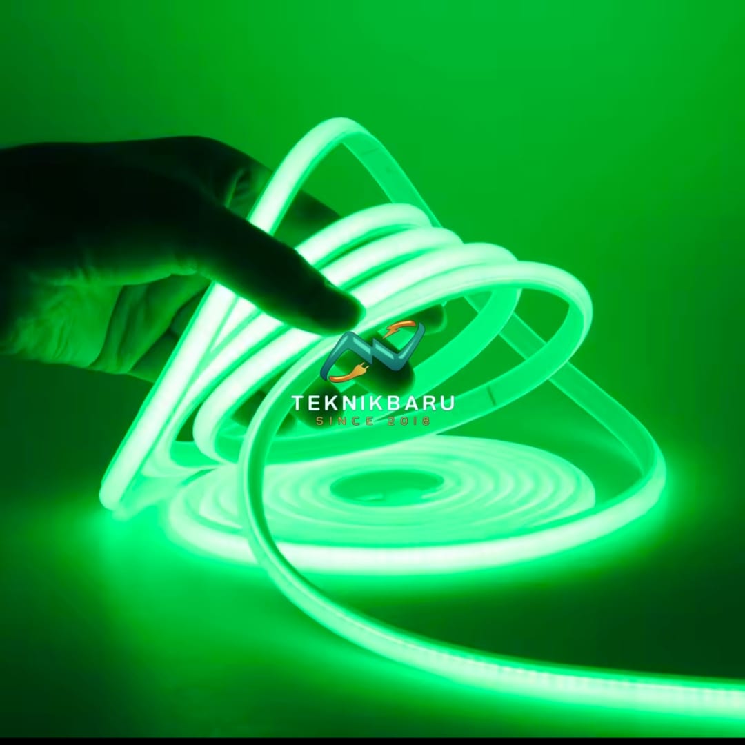Lampu Neon Flex 220V 10-20 Meter + Soket | Dekorasi Plafon Kamar Taman Café | Strip LED 10m 15m 20m