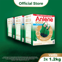 Anlene Gold 5X Vanilla 3x1.2kg - Nutrisi Tinggi Kalsium Untuk Tulang Sendi dan Otot