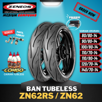 .[READY COD] BAN ZENEOS ZN62RS / ZN62 RING 14 (80/80-14 / 90/80-14 / 100/80-14 ) / BAN TUBELESS ZENEOS RING 14 /  BAN MOTOR MATIC RING 14 / BAN TUBLES RING 14