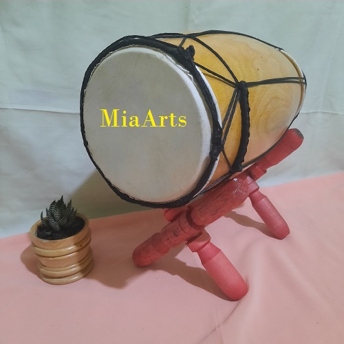 Gendang Rampak Kendang Jawa Uk. 30 cm Ukuran Sedang Mainan Anak Kwalitas Oke Warna Merah dan Natural Tinggal Pilih