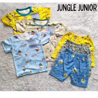 [ READY PROMO TERUPDATE ] 3Pcs SETELAN BAJU ANAK LIBBY [PENDEK] UK S.M.L.2L.XL.XXL | OBLONG .