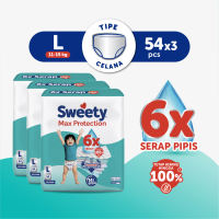 [Paket isi 3] Sweety Max Protection - Sweety Silver Upgrade L54 (11-15kg)